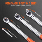 VEVOR Torque Wrench, 3/8-inch Drive Click Torque Wrench 10-80ft.lb/14-110n.m - Image 5