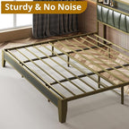 LIKIMIO California King Bed Frame, Storage Headboard - Image 5