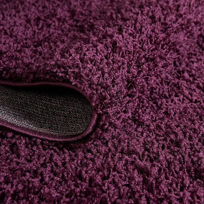 Unique Loom Solid Shag Collection Area Rug - Image 7