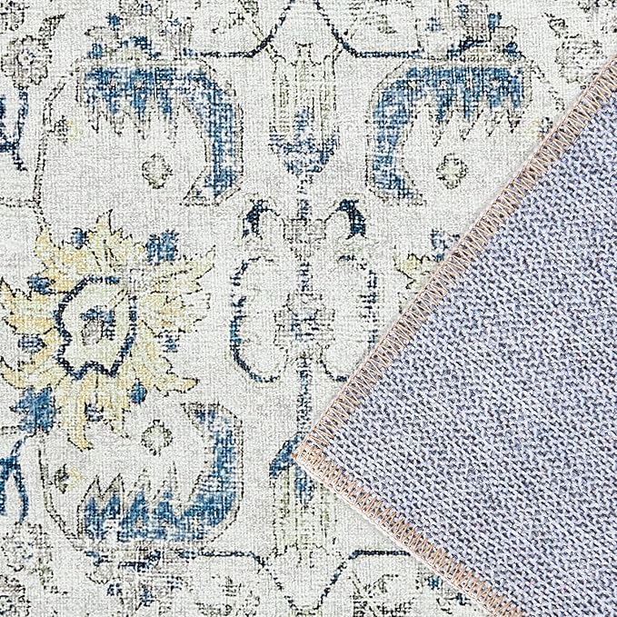 jinchan Kalen Area Rug 2x3 Washable Entryway Rug Vintage Doormat Indoor - Image 9