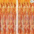 GOER 6.4 ft x 8.2 ft Metallic Tinsel Foil Fringe Curtains, Graduation by GOER