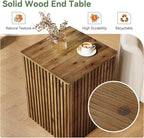 Solid Wood Square End Table - Image 6