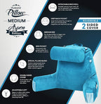 Husband Pillow Medium Aspen Edition Rodeo Blue, Sit Up Reading & Bed Rest - Image 4