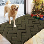 hicorfe Front Door Mat Outside Entrance, Stain and Fade Resistant, Non Slip by Hicorfe