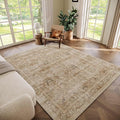 Washable 5x7 Area Rugs for Living Room, Boho Non-Slip Vintage Distress Rugs for by Hedwior