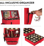 ZOBER All in One Christmas Ornament Storage Box & Decoration Container - Image 3