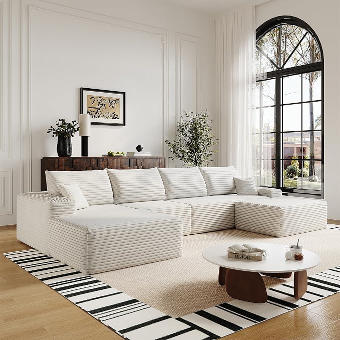 136" Sectional Couches for Living Room Modern Modular Sofa - Image 7