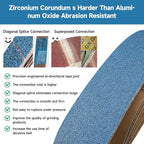 10-Piece 4 x 36 Inch 120 Grit Zirconia Sanding Belts, Heavy Duty Long-lasting - Image 5
