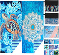 2 Pack Microfiber Beach Towel Oversized 71"x32" Sand Free Quick Dry Absorbent by UISGONG