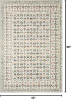 Loloi Rifle Paper Co. Eden Collection EDE-03 Lattice Ivory 3'-6" x 5'-6" Accent - Image 2