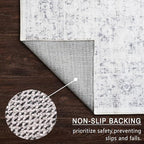 3x5 Rug, Small Area Rug for Living Room, Machine Washable Non-Slip Throw Rug - Image 5