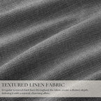 Charcoal Grey 120 Inch Blackout Pinch Pleated Curtains 2 Panel Set - Image 3