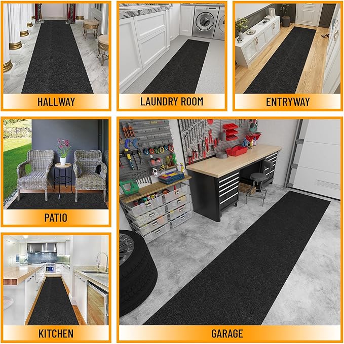 Ottomanson Commercial Scrape Rib Entry Mat – Heavy Duty Ribbed Floor Mat - Image 4