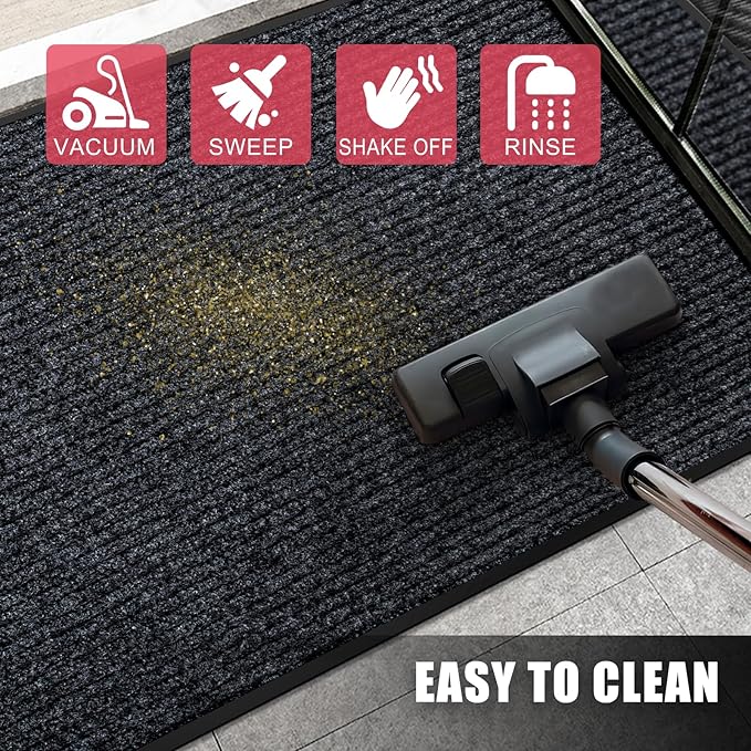 Kuyal Front Door Mat, Commercial Floor Mats Inside Outside Entrance, Heavy Duty - Image 6