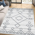 4x6 Rug, Small Area Rug for Living Room, Machine Washable Non-Slip Throw Rug by vivorug