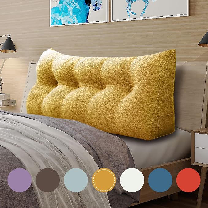 homecozy Wedge Headboard Pillow Dorm Room Reading Pillow Back Support - Image 5