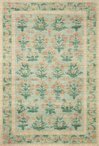 Loloi Rifle Paper Co. Eden Collection EDE-01 Mughal Rose Moss 2'-6" x 9'-6" - Image 2