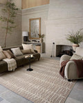 Loloi Amber Lewis Bexley Collection BEX-02 Taupe/Natural 4'-0" x 6'-0" Accent by Loloi