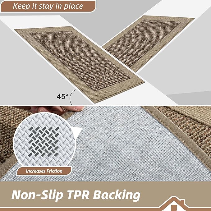 BEQHAUSE Indoor Door Mat 32" x 48", Dirt Trapper Door Mats Non-Slip Entryway - Image 4