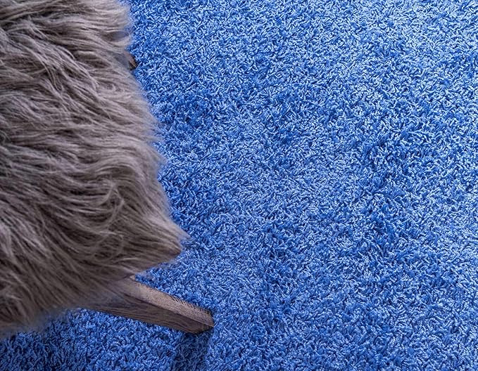 Unique Loom Solid Shag Collection Area Rug - Image 5