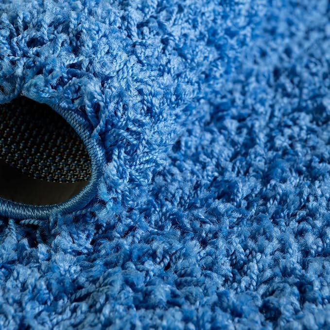 Unique Loom Solid Shag Collection Area Rug - Image 7