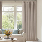 Extra Wide 70 Inch Burlywood Birch Blackout Bedroom Curtains 96 Inches Long - Image 8