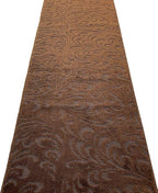 Custom Length Hallway Runner Rug, Slip Resistant, Floral Brown, 26 Inch X 7 feet - Image 6