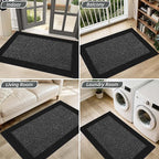 BEQHAUSE Indoor Door Mat 24" x 36", Dirt Trapper Door Mats Non-Slip Entryway - Image 8