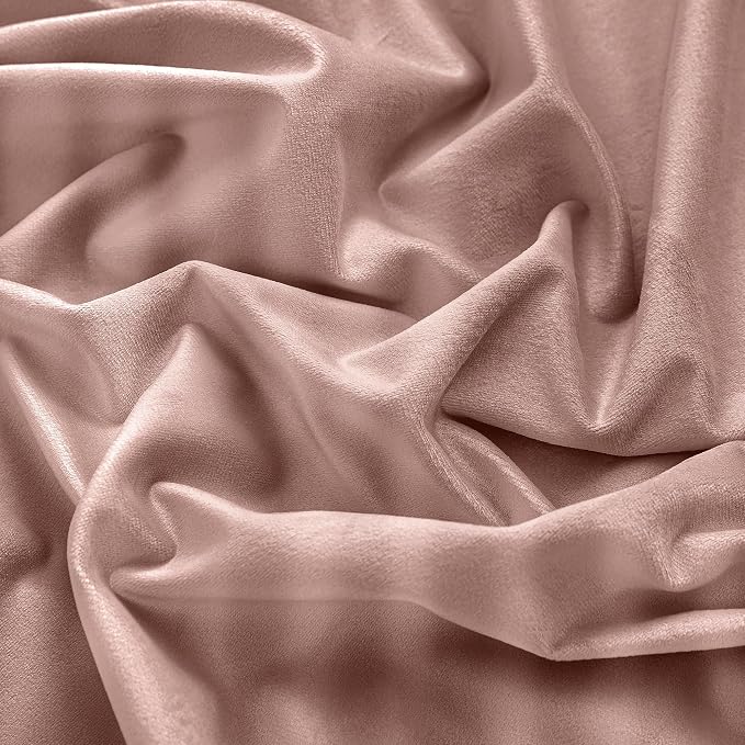 RYB HOME Velvet Closet Curtains 84 inches, Room Darkening Thermal Insulated - Image 6