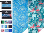 2 Pack Lightweight Thin Beach Towel Oversized 71"x32" Big Extra Large by Gomust