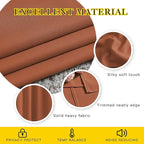 NICETOWN Burnt Orange Window Treatments 66 inch Length 2 Panels Set, Grommet - Image 4