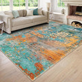 Lahome Modern Abstract Area Rugs 9x12 Living Room Rug, Washable Rugs by Lahome