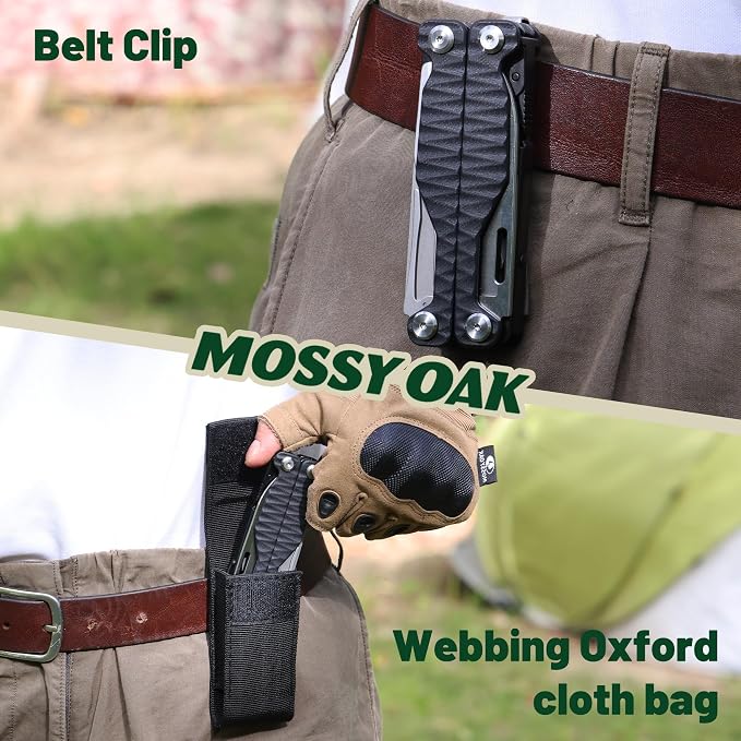 MOSSY OAK Multitool, 17-in-1 MultiTool Pliers - Image 5