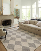 Loloi Chris Loves Julia Francis Collection FRA-01 Beige/Charcoal 8'-6" x 12' by Loloi