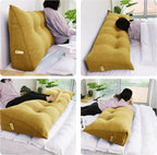 homecozy Wedge Headboard Pillow Dorm Room Reading Pillow Back Support - Image 3