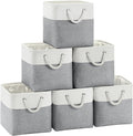 Fabric Cubes Storage Basket, 6 Pack 11x11 in by FinishingBo
