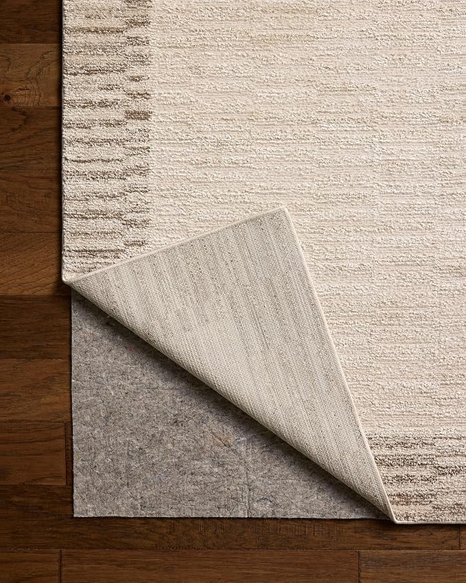 Loloi Chris Loves Julia Calvin Collection CLV-04 Ivory/Pebble 11'-6" x 15'-7" - Image 7