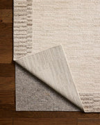 Loloi Chris Loves Julia Calvin Collection CLV-04 Ivory/Pebble 11'-6" x 15'-7" - Image 7
