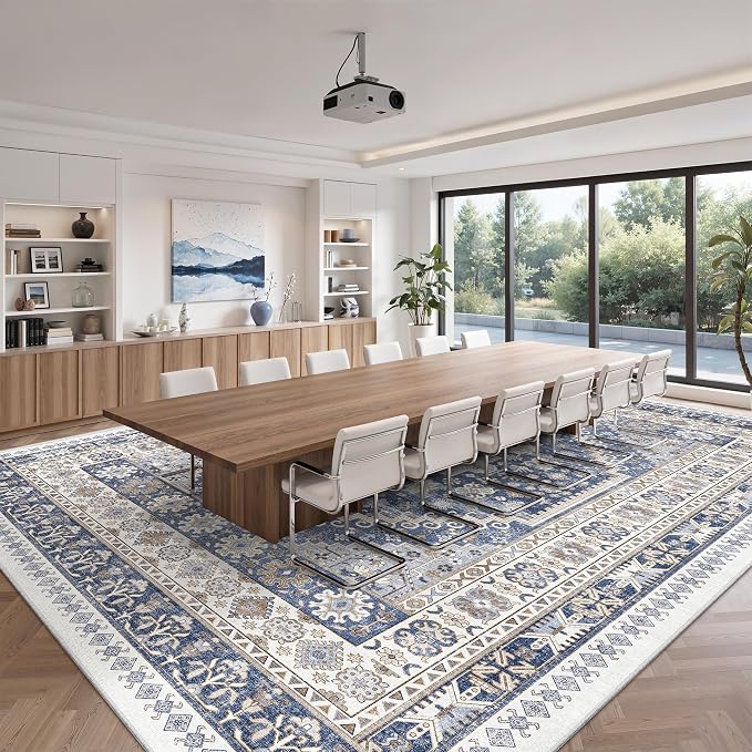 zesthome 12x15 Area Rugs, Large Washable Rug, Ultra-Thin Stain Resistant Rugs - Image 9