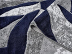 Modern Abstract Area Rug Hand Carved Contemporary Geometric Swirls Vibrant - Image 3