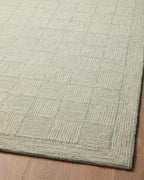 Loloi Chris Loves Julia Francis Collection FRA-03 Silver/Sky 2'-6" x 9'-9" - Image 9