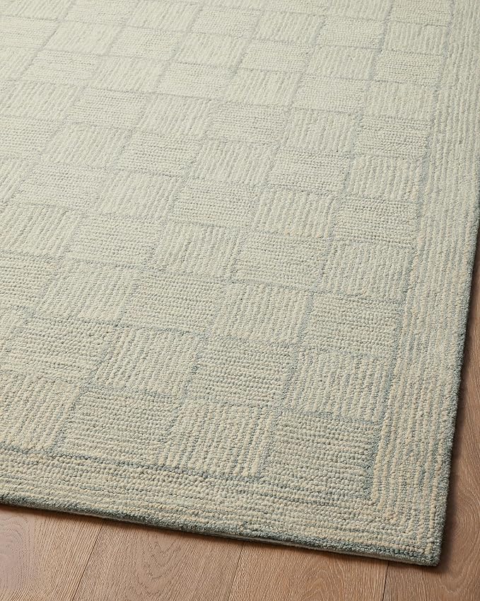 Loloi Chris Loves Julia Francis Collection FRA-03 Silver/Sky 9'-3" x 13' Area - Image 10