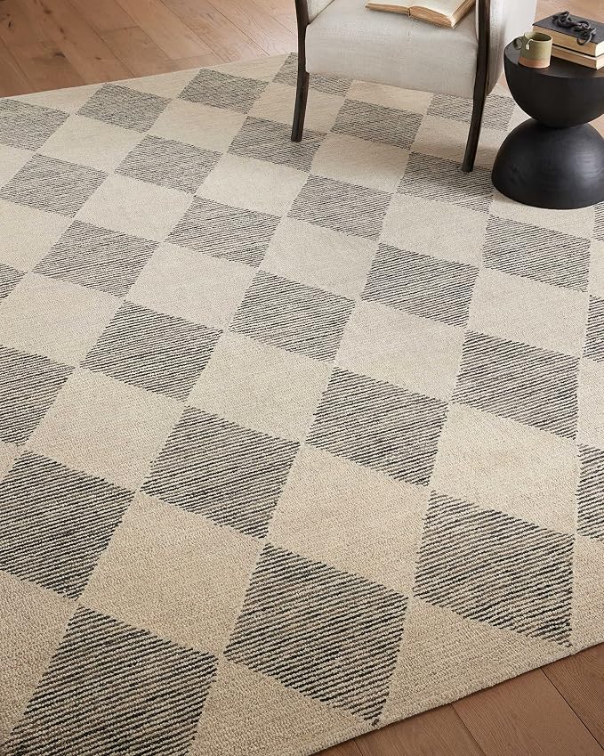 Loloi Chris Loves Julia Francis Collection FRA-01 Beige/Charcoal 8'-6" x 12' - Image 8