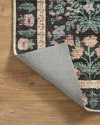 Loloi Rifle Paper Co. Eden Collection EDE-02 Mughal Garden Black 2'-6" x 7'-6" - Image 6