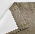 Vision Home Brown Linen Full Blackout Curtains - Image 4