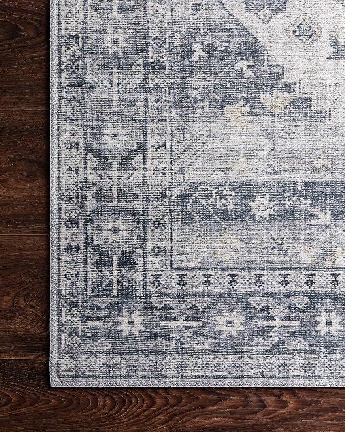 Loloi II Skye Collection SKY-02 Silver/Grey 5'-0" x 7'-6" Area Rug - Image 7