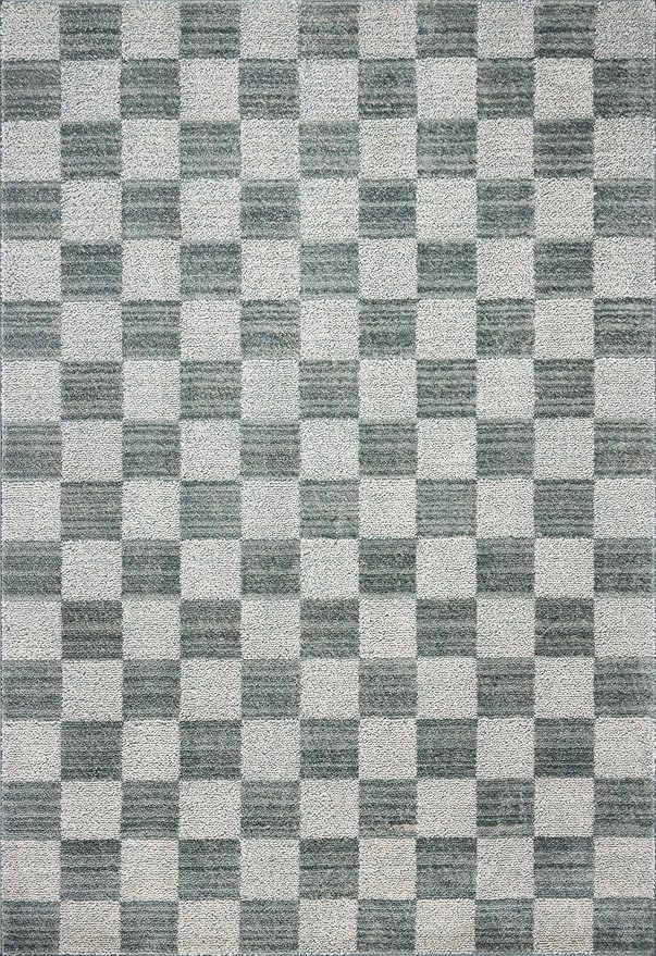 Loloi Chris Loves Julia Calvin Collection CLV-01 Blue/Ivory 2'-7" x 7'-6" - Image 3