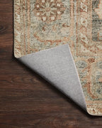 Loloi Margot Collection MAT-03 Ocean/Spice 5'-0" x 7'-6" Area Rug feat. - Image 8