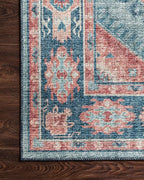 Loloi Skye Collection SKY-03 Turquoise/Terracotta 9'-0" x 12'-0" Area Rug - Image 6