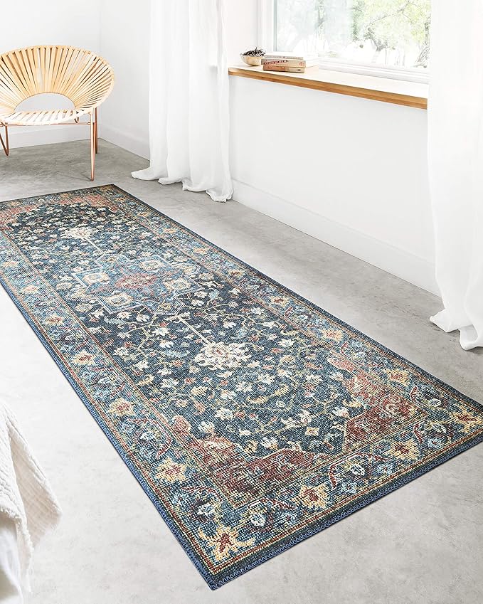 Loloi II Skye Collection SKY-08 Denim/Brick 2'-3" x 3'-9" Accent Rug - Image 5